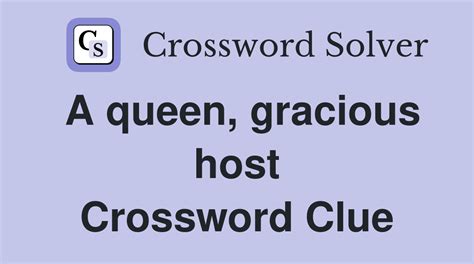 hosting crossword clue|host crossword answers.